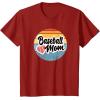 image:imageBaseball Mom Retro  Gift for Mother TShirtCranberry Red