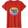 image:imageBaseball Mom Retro  Gift for Mother TShirtRed