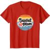 image:imageBaseball Mom Retro  Gift for Mother TShirtRed