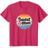 image:imageBaseball Mom Retro  Gift for Mother TShirtRed Heather