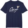image:imageGigi  Grandmother Mimi and Gigi Gifts TShirtNavy Blue