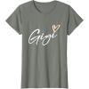 image:imageGigi  Grandmother Mimi and Gigi Gifts TShirtOlive Heather