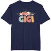 image:imageGigi Grandmother Mimi and Gigi Gifts TShirtNavy Blue