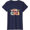 image:imageGigi Grandmother Mimi and Gigi Gifts TShirtNavy Blue