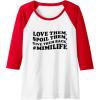 image:imageLove them spoil them Give them back Mimilife Raglan Baseball TeeRedWhite