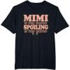 image:imageMimi is my name spoiling is my game  Grandmother Gifts TShirtBlack