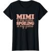 image:imageMimi is my name spoiling is my game  Grandmother Gifts TShirtBlack