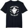 image:imageSpook Around And Find Out  Funny Spooky Halloween Gifts TShirtBlack