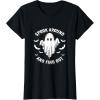image:imageSpook Around And Find Out  Funny Spooky Halloween Gifts TShirtBlack