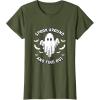 image:imageSpook Around And Find Out  Funny Spooky Halloween Gifts TShirtOlive Green