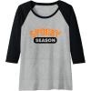 image:imageSpooky Season  Funny Spooky Halloween Gifts Raglan Baseball TeeBlackAthletic Heather