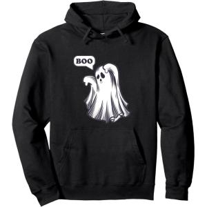image:imageBoo  Funny Spooky Halloween Gifts Pullover HoodieBlack