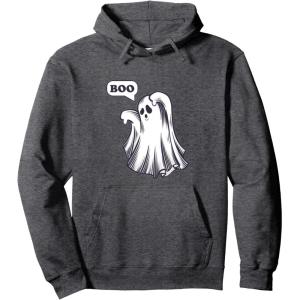 image:imageBoo  Funny Spooky Halloween Gifts Pullover HoodieDark Heather Grey