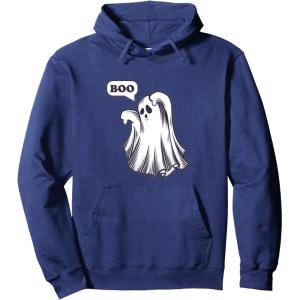 image:imageBoo  Funny Spooky Halloween Gifts Pullover HoodieNavy Blue