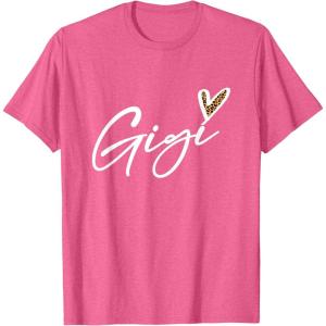 image:imageGigi  Grandmother Mimi and Gigi Gifts TShirtPink Heather