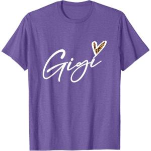 image:imageGigi  Grandmother Mimi and Gigi Gifts TShirtPurple Heather