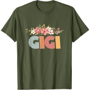 image:imageGigi Grandmother Mimi and Gigi Gifts TShirtOlive Green