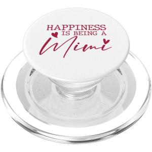 image:imageHappiness is being a Mimi  Grandmother Mimi and Gigi Gifts PopSockets MagSafe PopGrip for iPhoneMagSafe