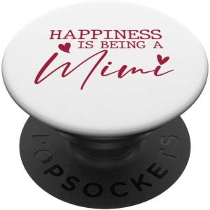 image:imageHappiness is being a Mimi  Grandmother Mimi and Gigi Gifts PopSockets MagSafe PopGrip for iPhoneStandard