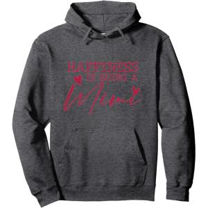 image:imageHappiness is being a Mimi  Grandmother Mimi and Gigi Gifts Pullover HoodieDark Heather Grey