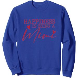 image:imageHappiness is being a Mimi  Grandmother Mimi and Gigi Gifts SweatshirtRoyal Blue