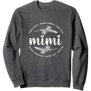 image:imageMimi  Grandmother Mimi and Gigi Gifts SweatshirtDark Heather Grey