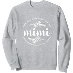 image:imageMimi  Grandmother Mimi and Gigi Gifts SweatshirtHeather Grey