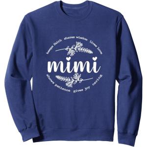 image:imageMimi  Grandmother Mimi and Gigi Gifts SweatshirtNavy Blue