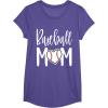 image:imageBaseball Mom Heart Gift for Sports Moms TShirtPurple Heather