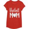 image:imageBaseball Mom Heart Gift for Sports Moms TShirtRed