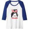 image:imageBaseballMom  Baseball Mom Gifts Raglan Baseball TeeRoyal BlueWhite