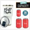 image:imageBrooke amp Jess Designs Dog Lover Gifts  My Kids Have Paws Presents for Christmas Birthday Dad Dog Dog Mom MugsFur Mama White 30 oz