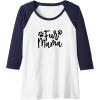 image:imageFur Mama Gift for Pet Dog and Cat Lovers Raglan Baseball TeeNavy BlueWhite