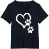 image:imageHeart and Paws  Great Gift for Pet Lovers TShirtBlack
