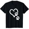 image:imageHeart and Paws  Great Gift for Pet Lovers TShirtBlack