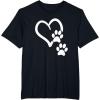 image:imageHeart and Paws  Great Gift for Pet Lovers TShirtBlack
