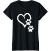 image:imageHeart and Paws  Great Gift for Pet Lovers TShirtBlack