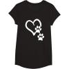 image:imageHeart and Paws  Great Gift for Pet Lovers TShirtBlack