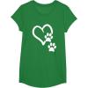 image:imageHeart and Paws  Great Gift for Pet Lovers TShirtKelly Green