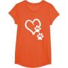 image:imageHeart and Paws  Great Gift for Pet Lovers TShirtOrange