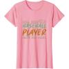 image:imageMy Favorite Baseball Player calls me mom  Baseball Mom Gift TShirtPink