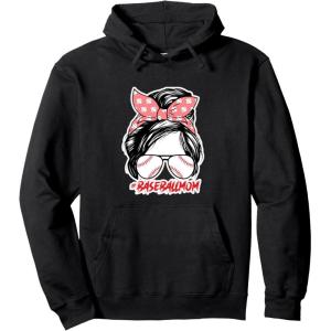 image:imageBaseballMom  Baseball Mom Gifts Pullover HoodieBlack