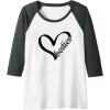 image:imageBesties Bestfriend Gifts Sisterhood Gifts Friendship Gift Raglan Baseball TeeDark Heather GreyWhite