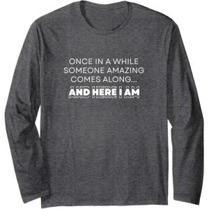 image:imageAnd Here I Am Bestfriend Gifts Sisterhood Gift Long Sleeve TShirtDark Heather Grey