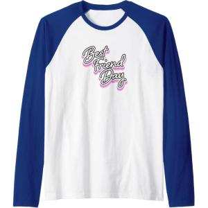 image:imageBest Friend Day Gifts Bestfriend Gifts Sisterhood Gifts Raglan Baseball TeeRoyal BlueWhite