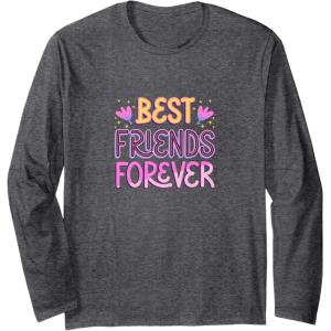 image:imageBest Friends Forever Gift Bestfriend Gifts Sisterhood Gift Long Sleeve TShirtDark Heather Grey