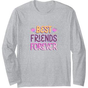image:imageBest Friends Forever Gift Bestfriend Gifts Sisterhood Gift Long Sleeve TShirtHeather Grey