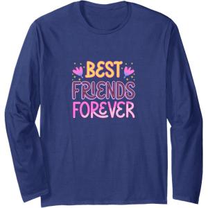 image:imageBest Friends Forever Gift Bestfriend Gifts Sisterhood Gift Long Sleeve TShirtNavy Blue