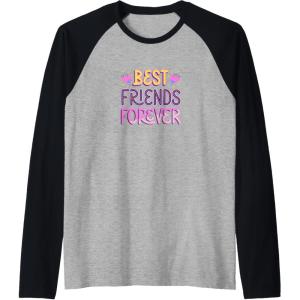 image:imageBest Friends Forever Gift Bestfriend Gifts Sisterhood Gift Raglan Baseball TeeBlackAthletic Heather
