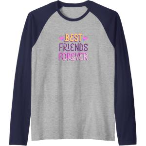image:imageBest Friends Forever Gift Bestfriend Gifts Sisterhood Gift Raglan Baseball TeeNavy BlueAthletic Heather